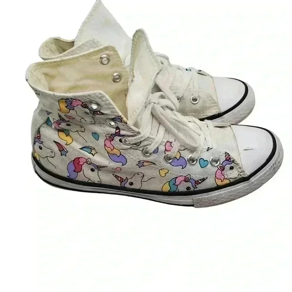 Conversé Unicorn High Tops Shoes Kids Sz 3 - Picture 1 of 6